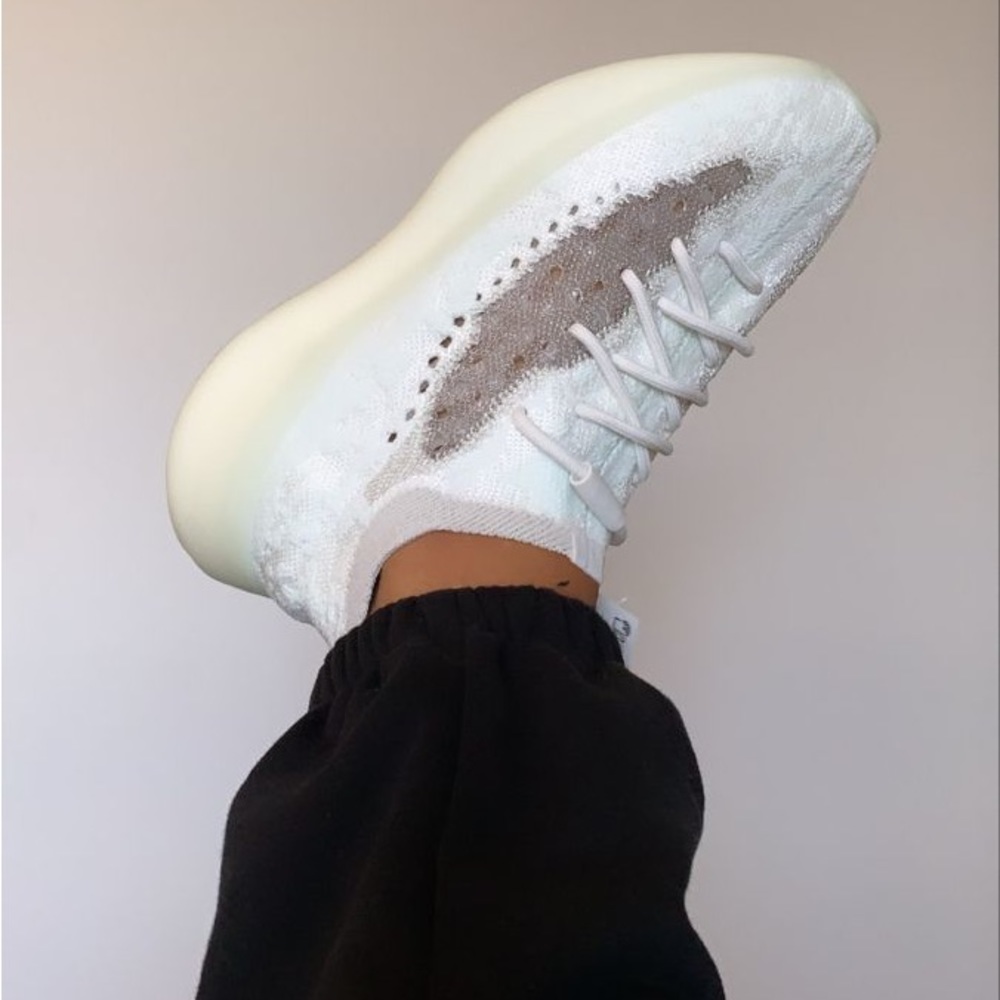 YEEZY • Adidas Boost 380 White Calcite Glow